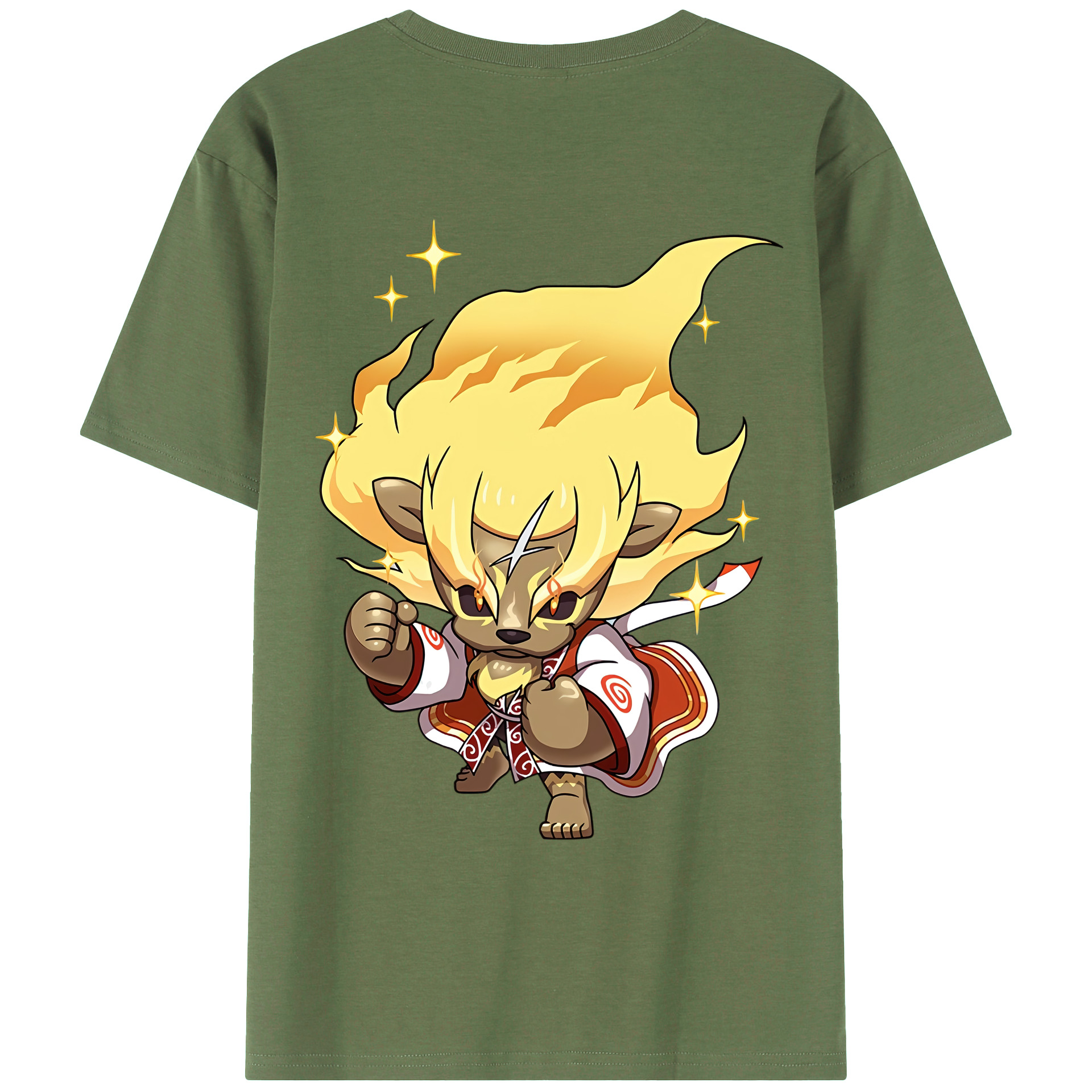 （画像用） 妖怪ウォッチ Yo-kai Watch 綿100％ メンズ半袖Tシャツ（バックプリント） 通気性
